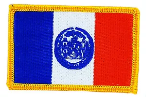 FLAG PATCH PATCHES NEW YORK CITY IRON ON EMBROIDERED UNITED STATES USA STATE - Bild 1 von 1
