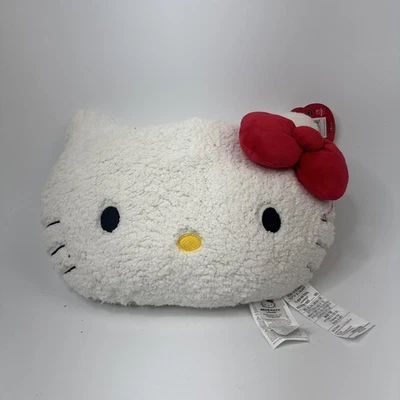 HELLO KITTY Sanrio Decorative Pillow PINK BOW - Image 1 of 4