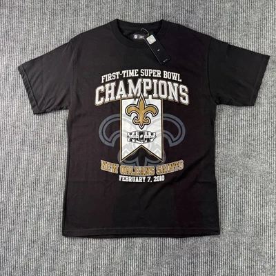 NWT New Orleans Saints Super Bowl Champions Tee Mens M NFL Team Apparel - Image 1 of 4