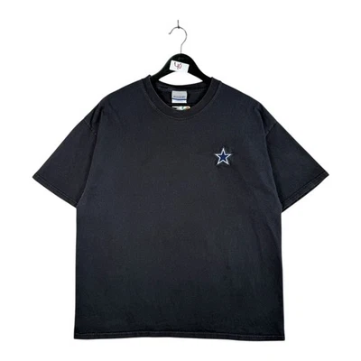 Camiseta masculina preta vintage Reebok Dallas Cowboys MLB GG - Imagem 1 de 4