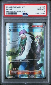 PSA 8 Az 117 2014 Pokemon Xy Phantom Forces 112312891 - Picture 1 of 2