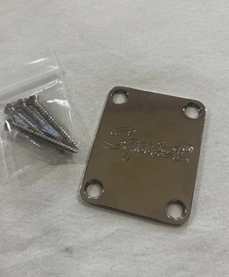 Placa de articulación de cuello Jazzmaster 2023 Squier Classic Vibe años 60 cromada con HW Foto 1 de 4