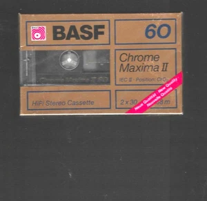 2 x Pack of BASF Chrome Maxima II 60 Minutes NEW and Sealed - Bild 1 von 2