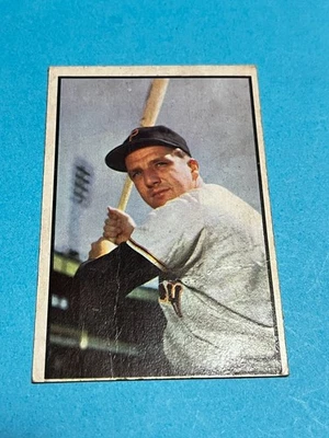 1953 Bowman HOFer Ralph Kiner - Pittsburgh Pirates (POOR GRADE) creased - Image 1 of 4