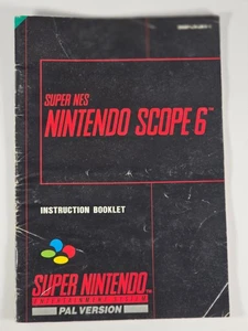 Scope 6, nur Handbuch, Anleitung Super Nintendo Snes PAL - Bild 1 von 2