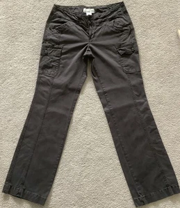 Old Navy Y2K Women’s Chocolate Brown Cargo Bootcut Pants Size 6 Excellent! - Picture 1 of 5