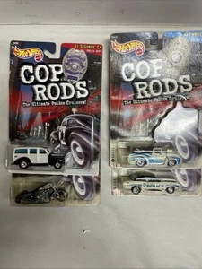 Hot Wheels 2000 Cop Rods Lot Of 4 - Picture 1 of 24