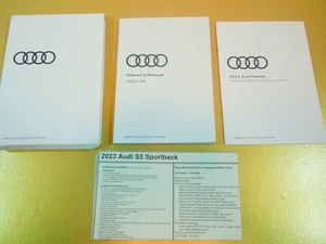 2023 AUDI A5 S5 RS5 OWNERS MANUAL PRESTIGE COUPE CONVERTIBLE SPORTBACK OEM SET - Picture 1 of 6