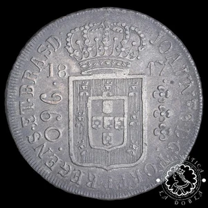 1817 - 960 REIS - Joao VI - BRASIL - Río - MBC+ (Sobre 8R Mexico 1808) - Picture 1 of 2