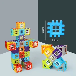 Kleinkind Haus Baustein-Spielzeug 3D Big Blocks Building Sets Interlocking - Bild 1 von 14