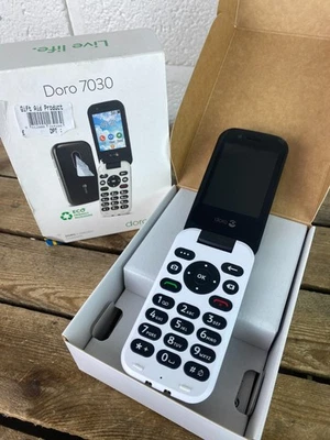 Doro 7030 Dual Sim Big Button 2.8" Display Unlocked Mobile Phone - Image 1 of 4