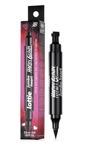 Delineador de ojos negro de doble extremo Lottie London x Harley Quinn Jumbo Heart Stamp - Imagen 1 de 4