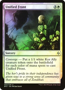 MTG FOIL Unified Front  - Battle for Zendikar #053 - Picture 1 of 1