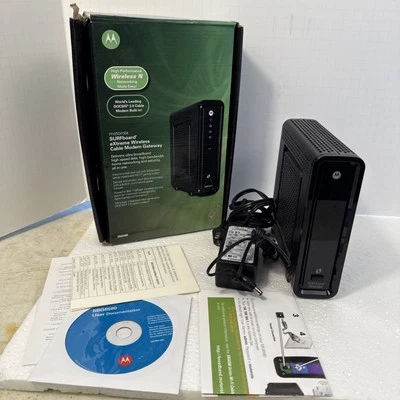 Motorola SURFboard eXtreme Wireless Cable Modem Gateway SBG6580 - Image 1 of 4