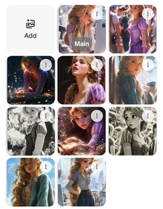 10x Lot VV ACEO Fantasy Art 2.5x3.5  Modern Style Collector Cards Raminzel - Picture 1 of 11