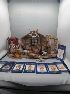 Fontanini 5" Collection Nativity Stable Exclusively By Roman, Inc. Missing One - Picture 1 of 24