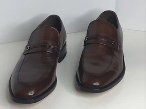 Freeman Free-Flex Mens Leather Slip on/Monk Strap Dress Shoe, US Size 10.5 D - Picture 1 of 17