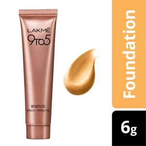 Base de espuma sin peso LAKMÉ 9 a 5 mini, vainilla beige, mate natural-6 gm - Imagen 1 de 6