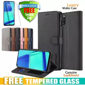 For Oppo A17 A52 A72 A91 A5 A9 2020 Wallet Leather Flip Case Shockproof Cover - Picture 1 of 18