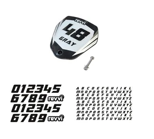 Revvi 12" & 16" electric balance bike motorcycle number plate and name board kit - Picture 1 of 5