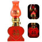 Chinoiserie Lanterns Vintage Kerosene Lamp: 2Pcs Wedding Centerpiece Led Lights