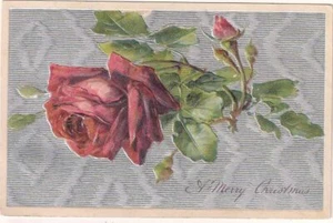 Postal DE COLECCIÓN "FELIZ NAVIDAD" matasellada 1907 en FELTON, DELAWARE - Imagen 1 de 2