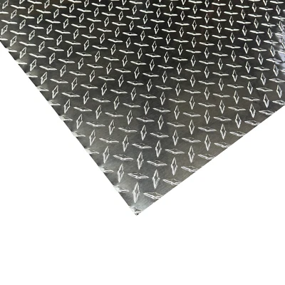 MR METAL ALUMINUM 16" x 120" Aluminum Diamond Plate .025" (1/40") Thick Sheet Trailer, RV, Garages