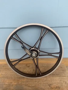 NOS Brown Old School Bmx LESTER Mag Rear Wheel Cyc Webco-Suntour Coaster 18t - Picture 1 of 12