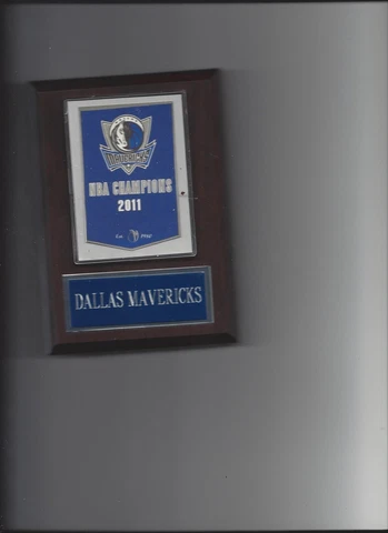 DALLAS MAVERICKS PLAQUE NBA CHAMPIONS CHAMPS BASKETBALL NBA Cover