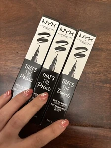 3*NYX Professional makeup That's ThePoint Eyeliner Quite The Bender TTPE04 black - Picture 1 of 3