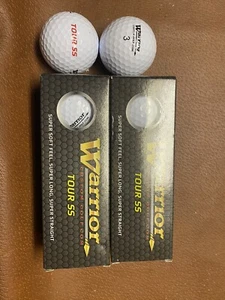 Warrior GOLFBÄLLE Tour SS 6 Bälle in 2 Hüllen + kurze Spielverbesserung DVD - Bild 1 von 4