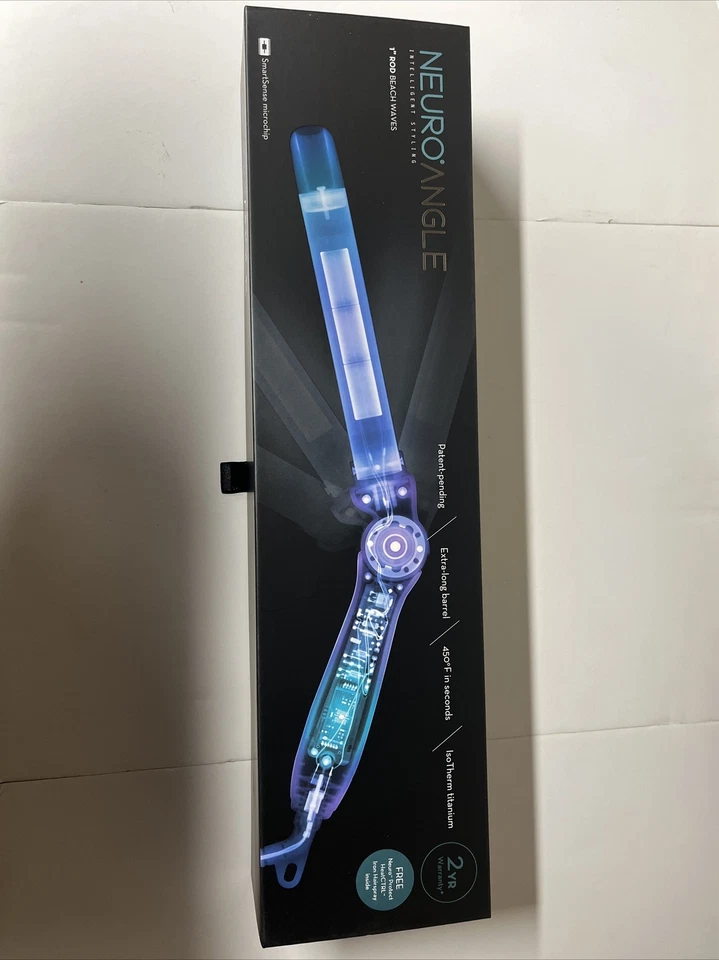 Paul Mitchell Neuro Angle 1" Rod Curling Iron 100 Positive SELLER -