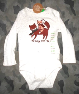 Dip Boys 12-18 M Longsleeve Fox Snap Bottom (Mommy & Me) - Picture 1 of 1