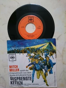 GESPRENGTE KETTEN(GREAT ESCAPE STEVE MCQUEEN) Mitch Miller *GERMAN 60s CBS 7"* - Picture 1 of 2