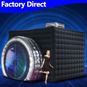 Inflatable Photo Booth Enclosure Camera Shaped Cube Tent for Wedding Event Show - Picture 1 of 9