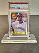 1990 Baseball Cards Magazine Ken Griffey Jr. #37 PSA 6 Replica Hand Cut