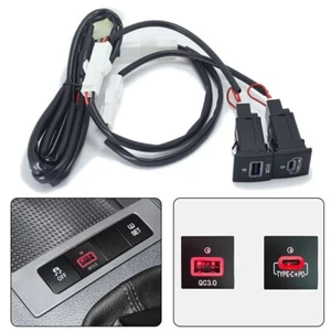 Caricabatteria hub porta USB efficiente per golf per RLine MK5 MK6 ricarica rapi - Afbeelding 1 van 11