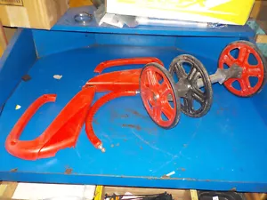 Polaris Edge/RMK 2002-05 Kit de rueda trasera grande rojo con asas de agarre y correa de barra de mtn - Imagen 1 de 4