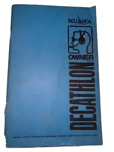 Bellanca Pilot's Operating Manual for Decathlon 1978-1980 series super corporat - Picture 1 of 9