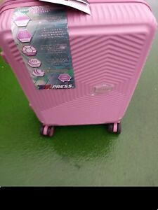 Travel Suitcase 20" Carry On 8  Wheels Spinner Tsa Lock  Pink Color 💗...