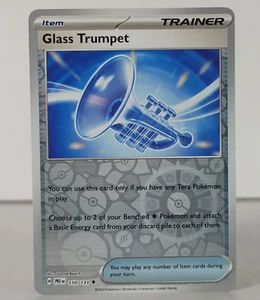 Glass Trumpet - Prismatic Evolutions - 110/131 - Pokemon TCG - Reverse Holo - U - Picture 1 of 11