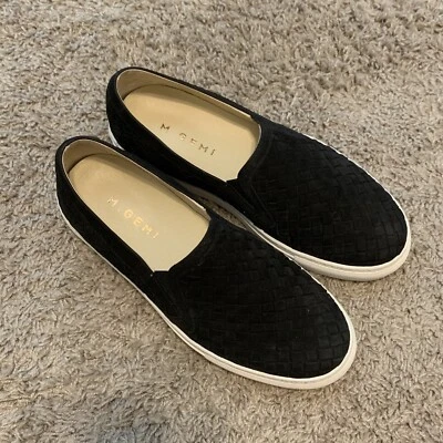 M. Gemi EUC The Cerchio Women’s Size 38 (7.5) Black Nubuck $248 Made In Italy - Image 1 of 4