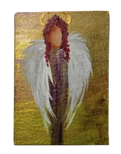 ACEO Angel of Creativity Original Art by Rain Crow - Bild 1 von 4