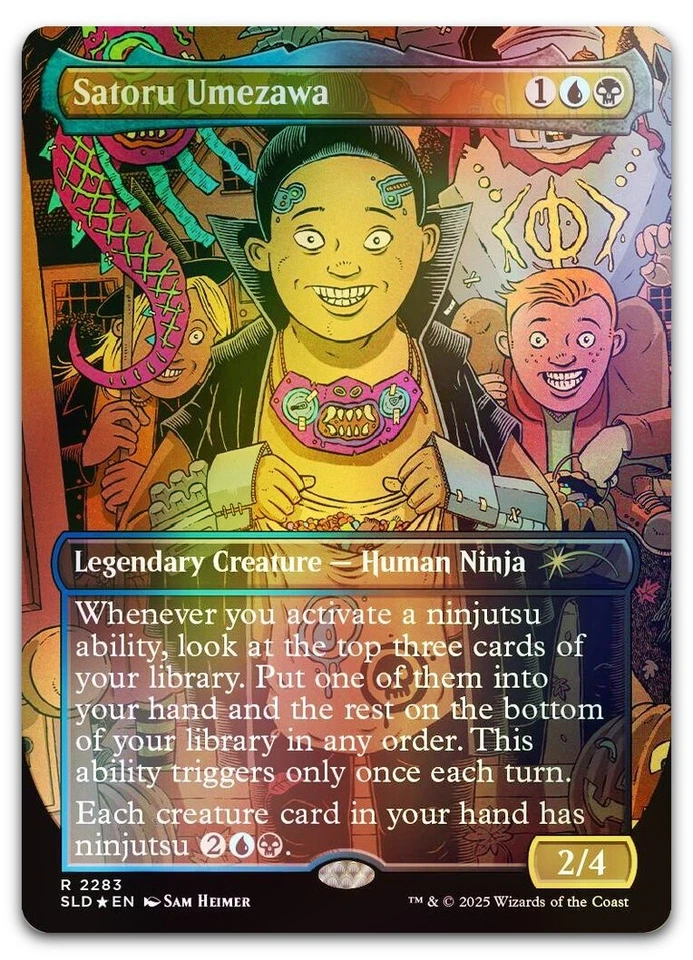 Satoru Umezawa (Rainbow Foil) #2283 (NM) Secret Lair Drop SLD Magic MTG - Image 1 of 1