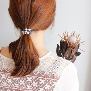 10 Pcs Bow Tie Korean Hair Accessories Stretch Rings Ponytail Holder - Picture 1 of 11