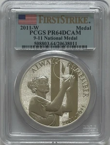 2011-W PCGS PR64 DCAM 9-11 National Medal First Strike Label Certified - Bild 1 von 2