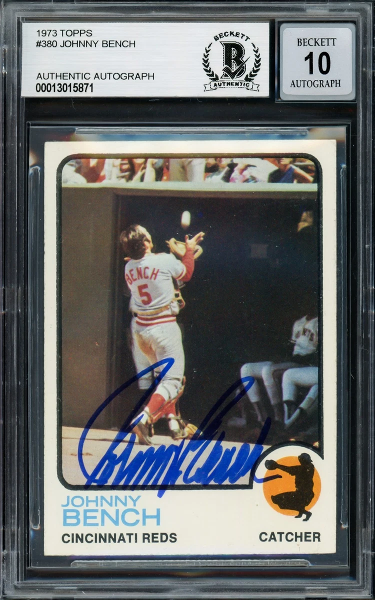 Johnny Bench Autographed Baseball Cards for sale | eBay