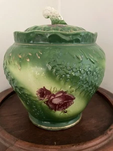 Antique Biscuit Jar OCCO American Limoges - Picture 1 of 9