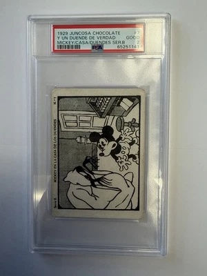 1929/30 Juncosa Chocolate Mickey Mouse ROOKIE SET BREAK - ¡El más antiguo Disney! #7 Foto 1 de 2