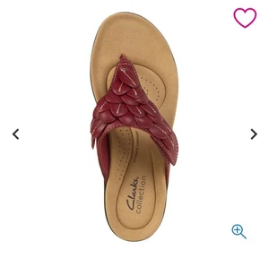 Clarks Collection Laurieann Palm Heritage flache Freizeit-Sandalen – 890-909 - Bild 1 von 6